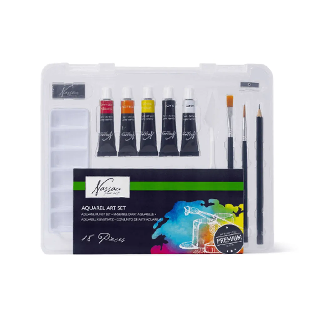 18 Piece Aquarel Art Set