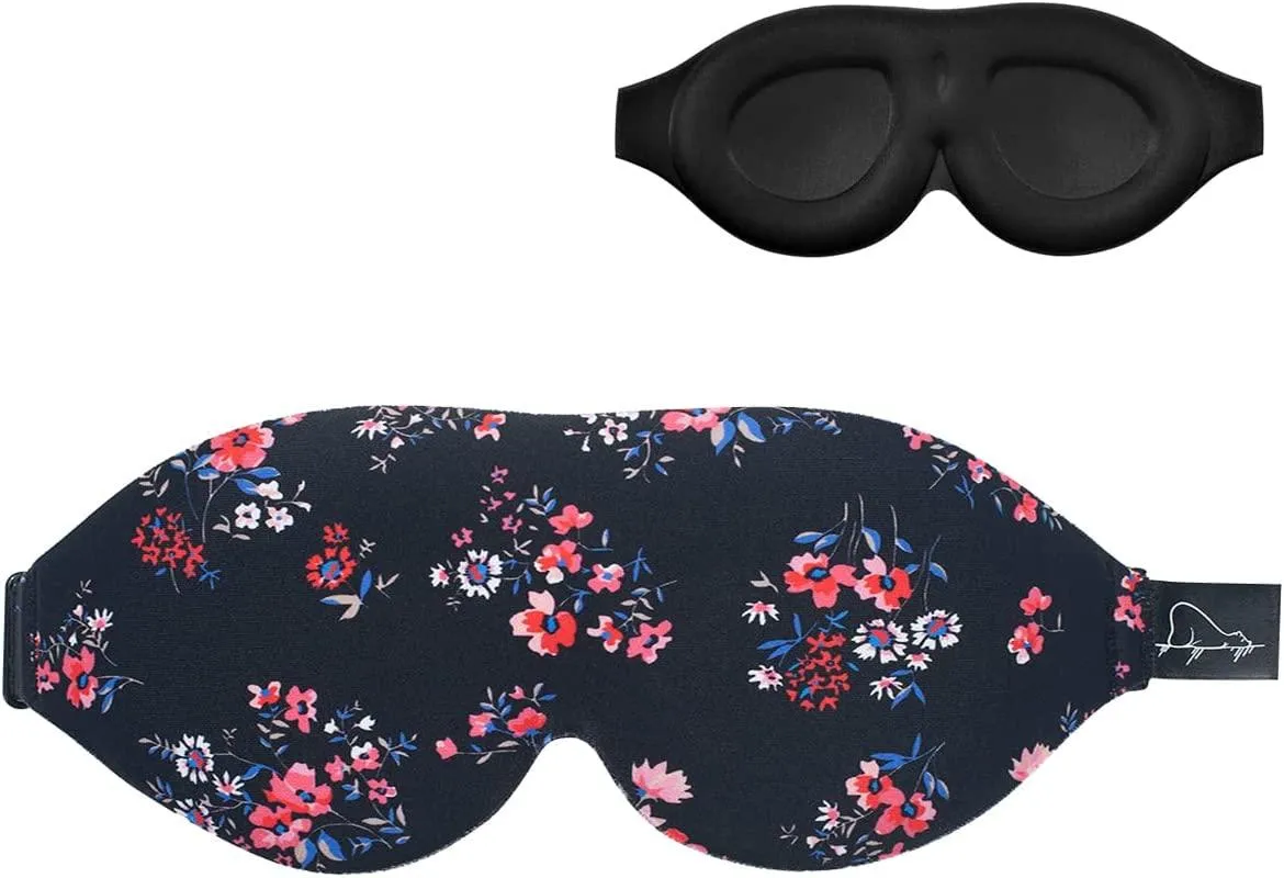 ALASKA BEAR Memory Foam Sleep Mask with 3D Molded Cups, a Contour Pillow for Your Eyes