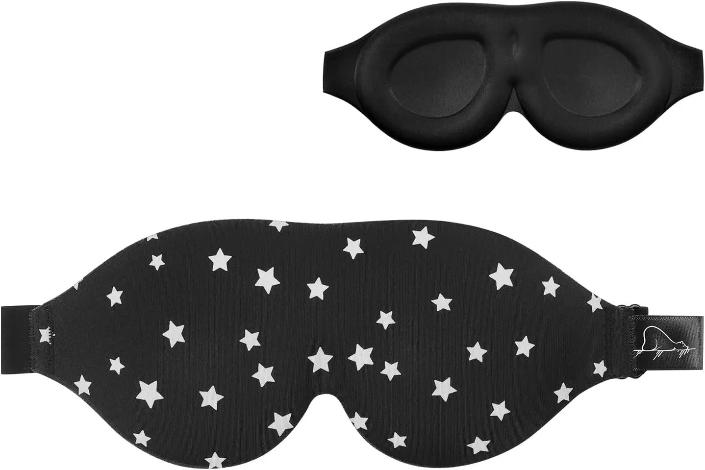 ALASKA BEAR Memory Foam Sleep Mask with 3D Molded Cups, a Contour Pillow for Your Eyes