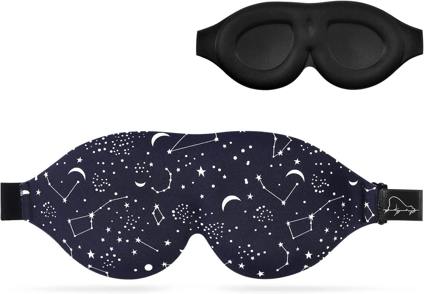 ALASKA BEAR Memory Foam Sleep Mask with 3D Molded Cups, a Contour Pillow for Your Eyes
