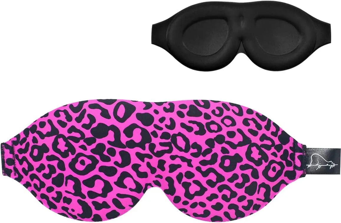 ALASKA BEAR Memory Foam Sleep Mask with 3D Molded Cups, a Contour Pillow for Your Eyes