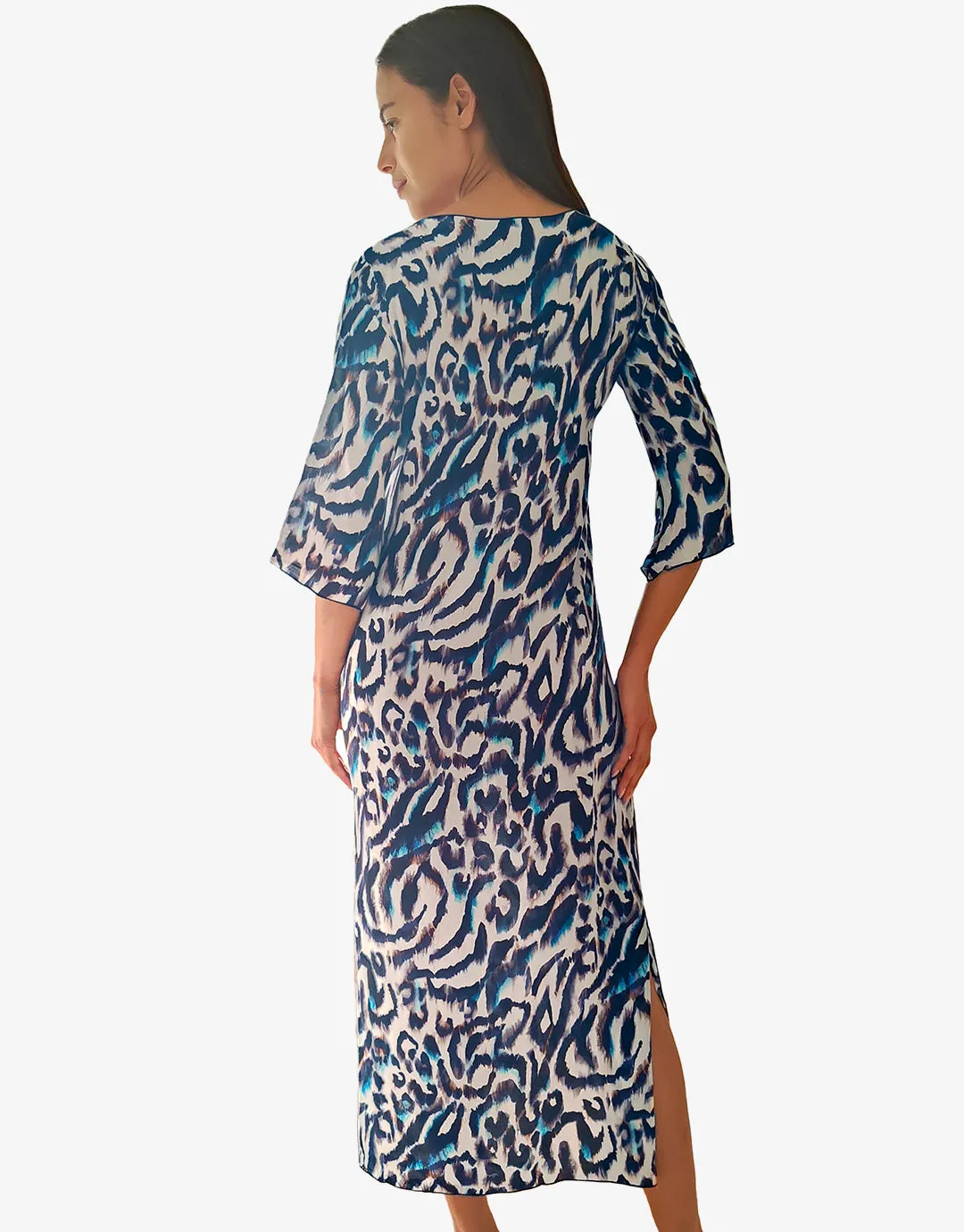 Alika Beach Dress - Animal