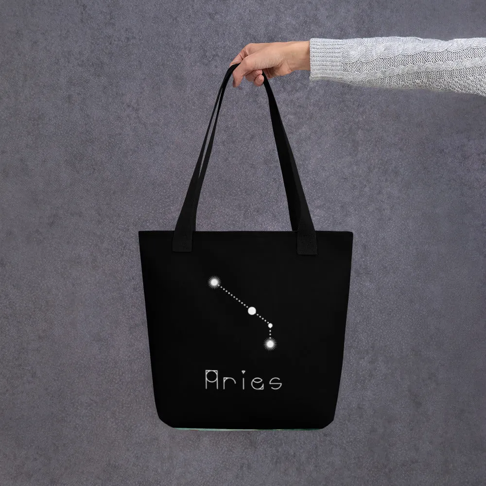 Aries Mermaid Tote Bag
