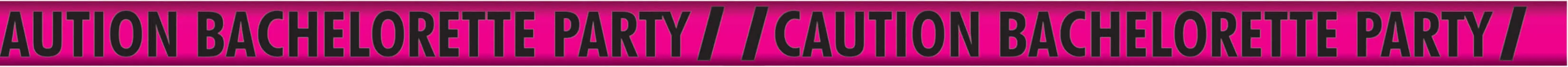 Bachelorette Party Caution Tape - 100 Feet, Pink with Black Print, Wild Party Atmosphere Enhancer