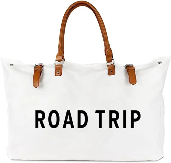 Beach Bag with Leather Handle, Extra Large Beach Bag for Women Waterproof Sandproof, Whatup Beaches Bag