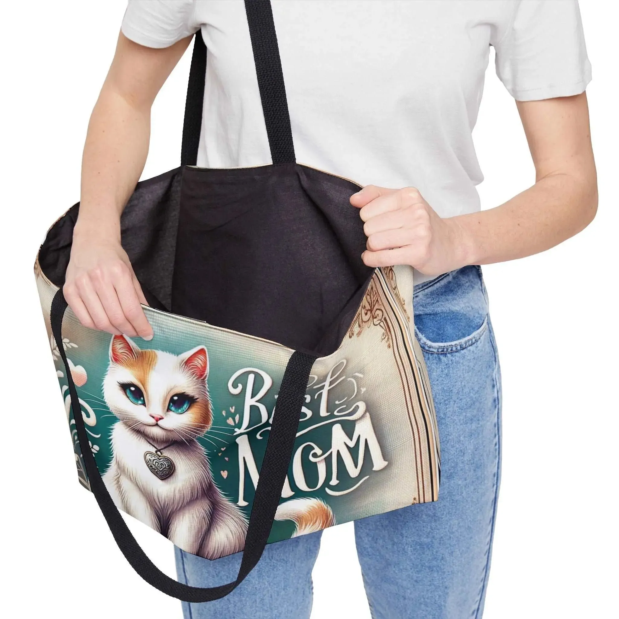 Best Mom - Cat Bag - Weekender Tote