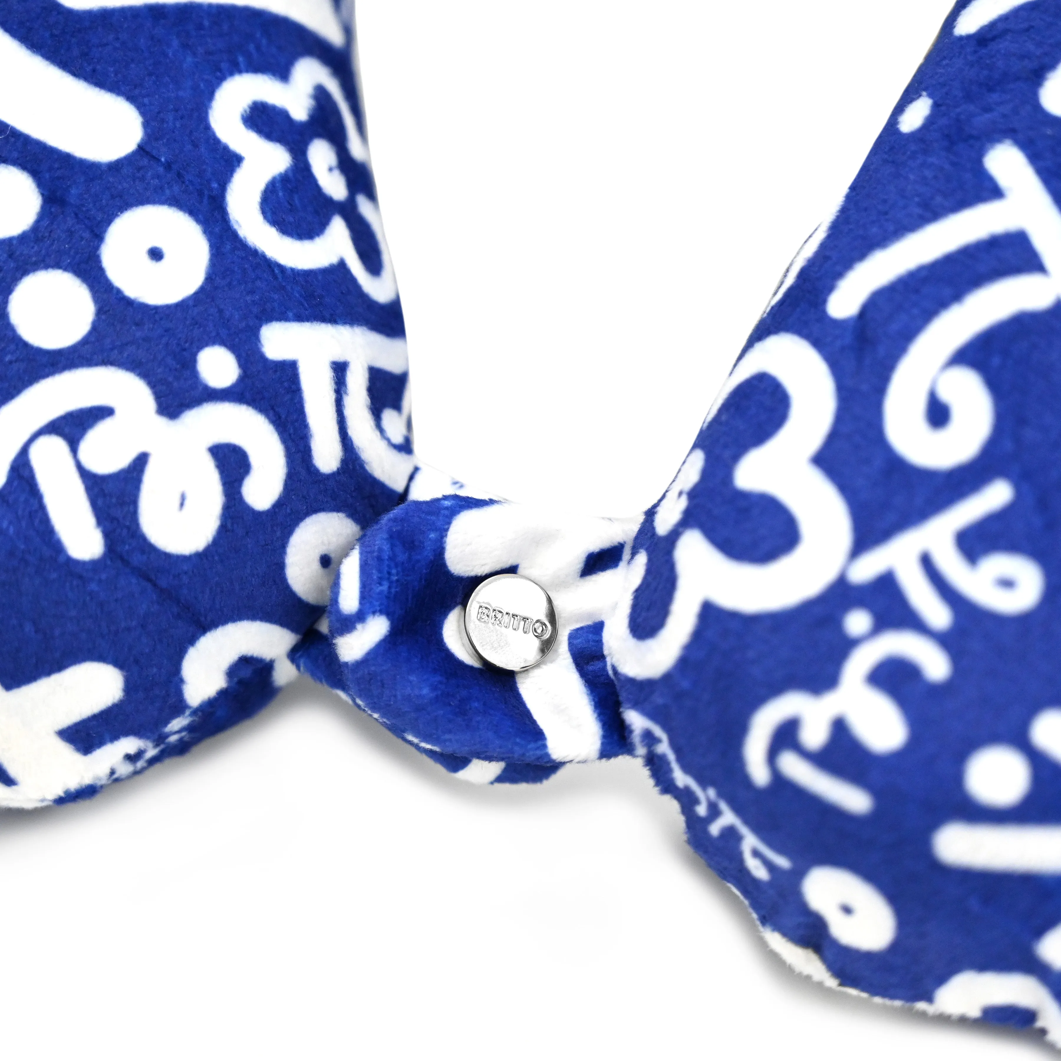 BRITTO® Travel Neck Pillow - Graffiti Blue