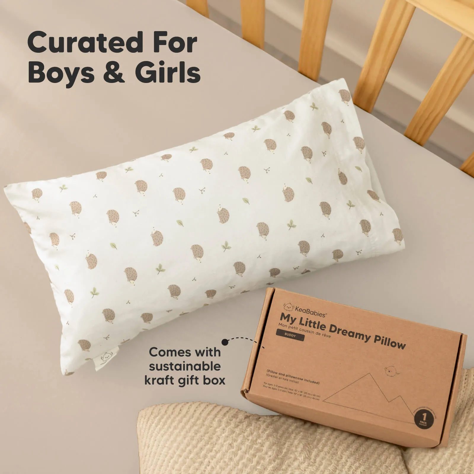Buddy Toddler Pillow (Bruce)