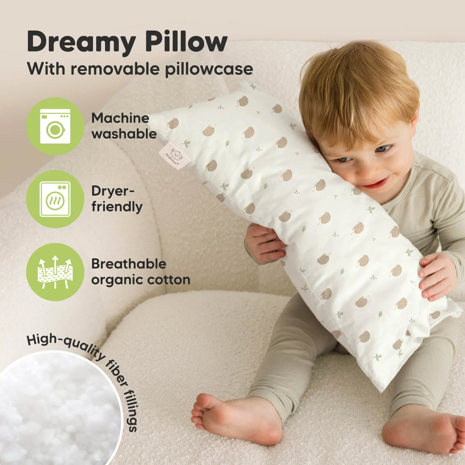 Buddy Toddler Pillow (Bruce)
