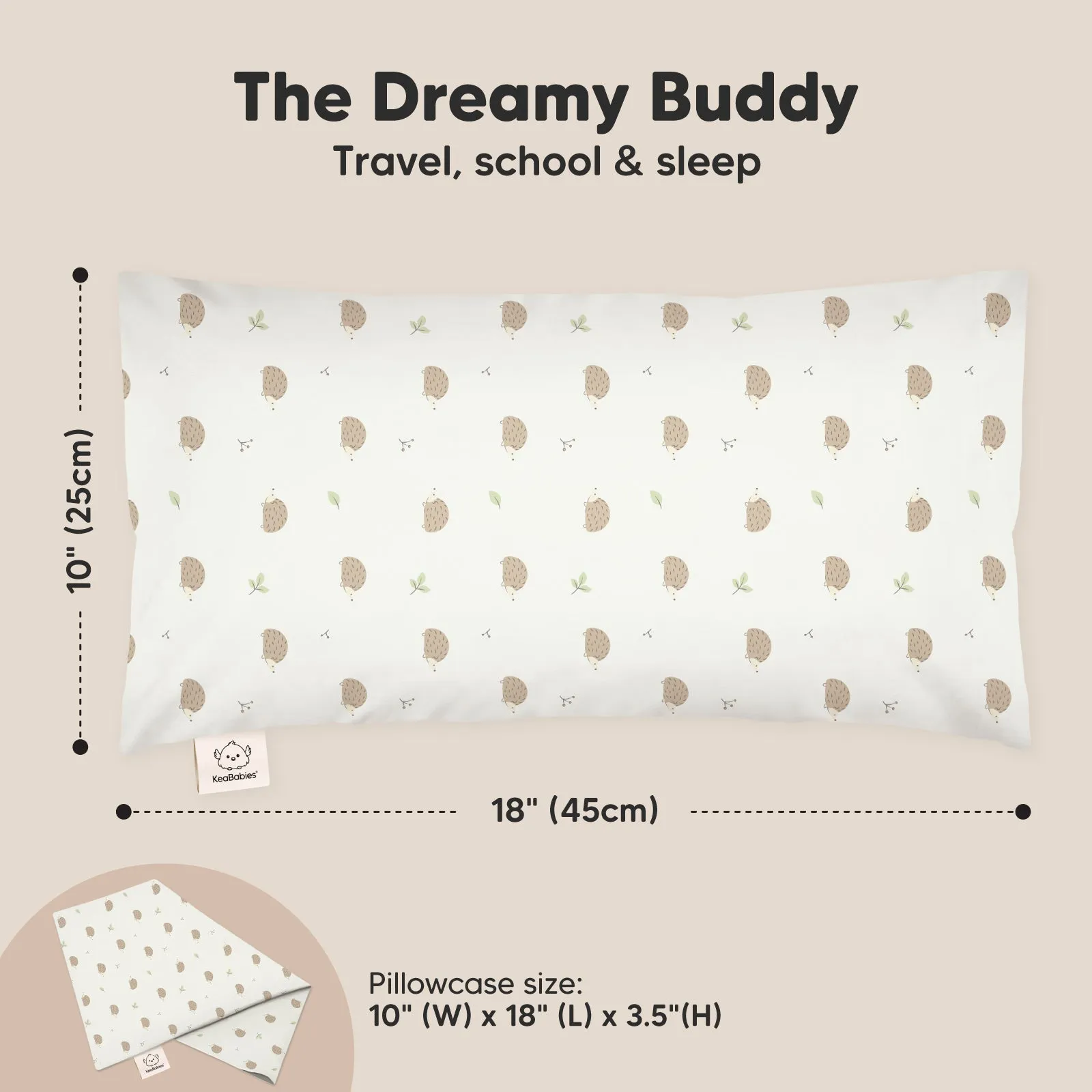 Buddy Toddler Pillow (Bruce)