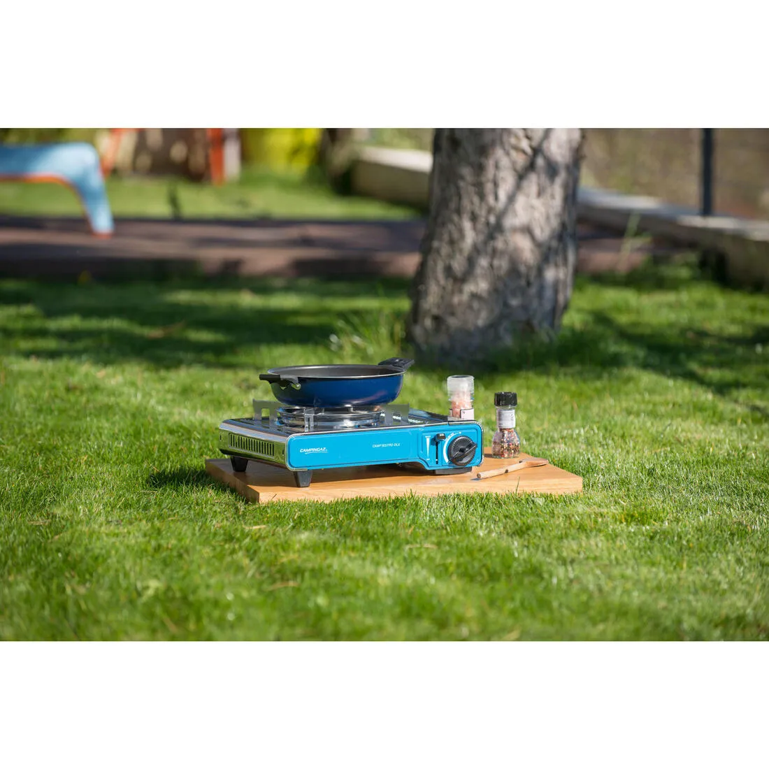 Camping Stove - Blue/Black