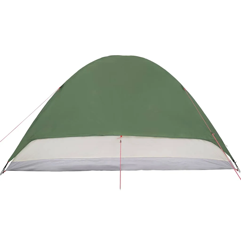 Camping Tent Dome 6-Person Green Waterproof