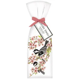 Chickadee Blossom Towel Set