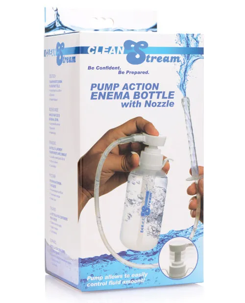Cleanstream Pump Action Enema Bottle with Nozzle