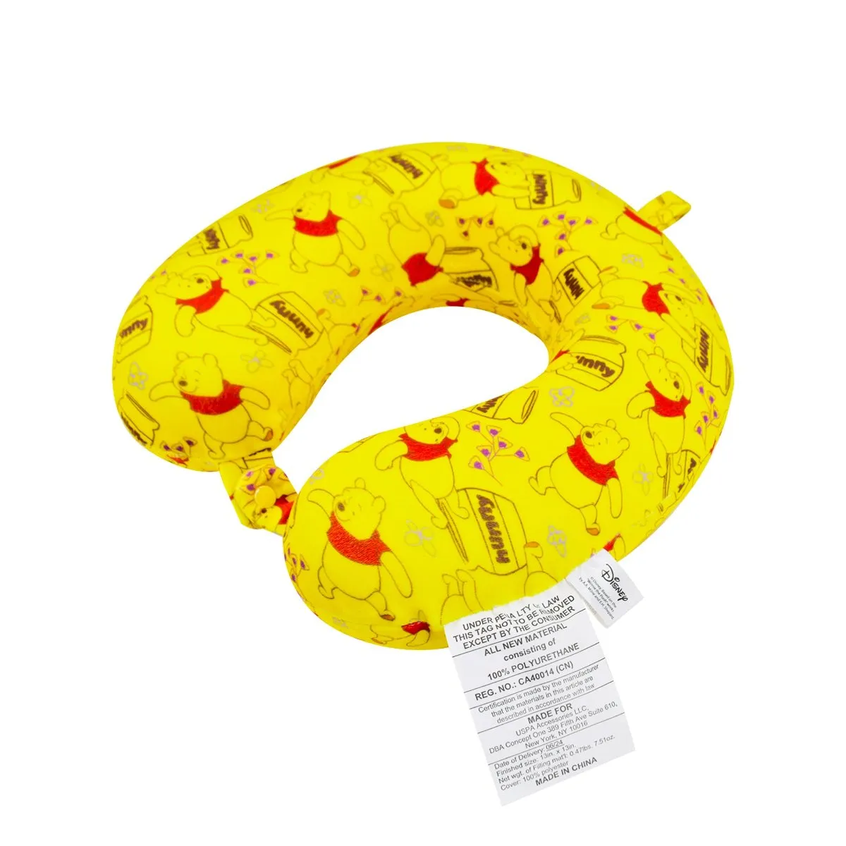 Disney Winnie The Pooh Honey Memory Foam Travel pillow