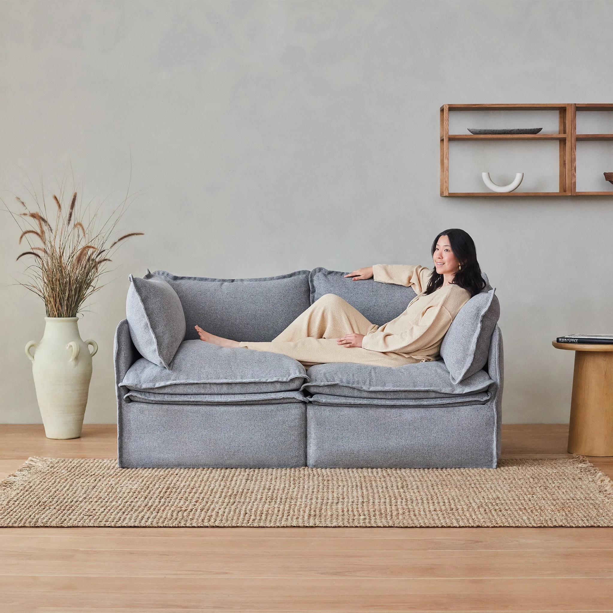 Elevate Comfort Layer for Ottoman in Milk