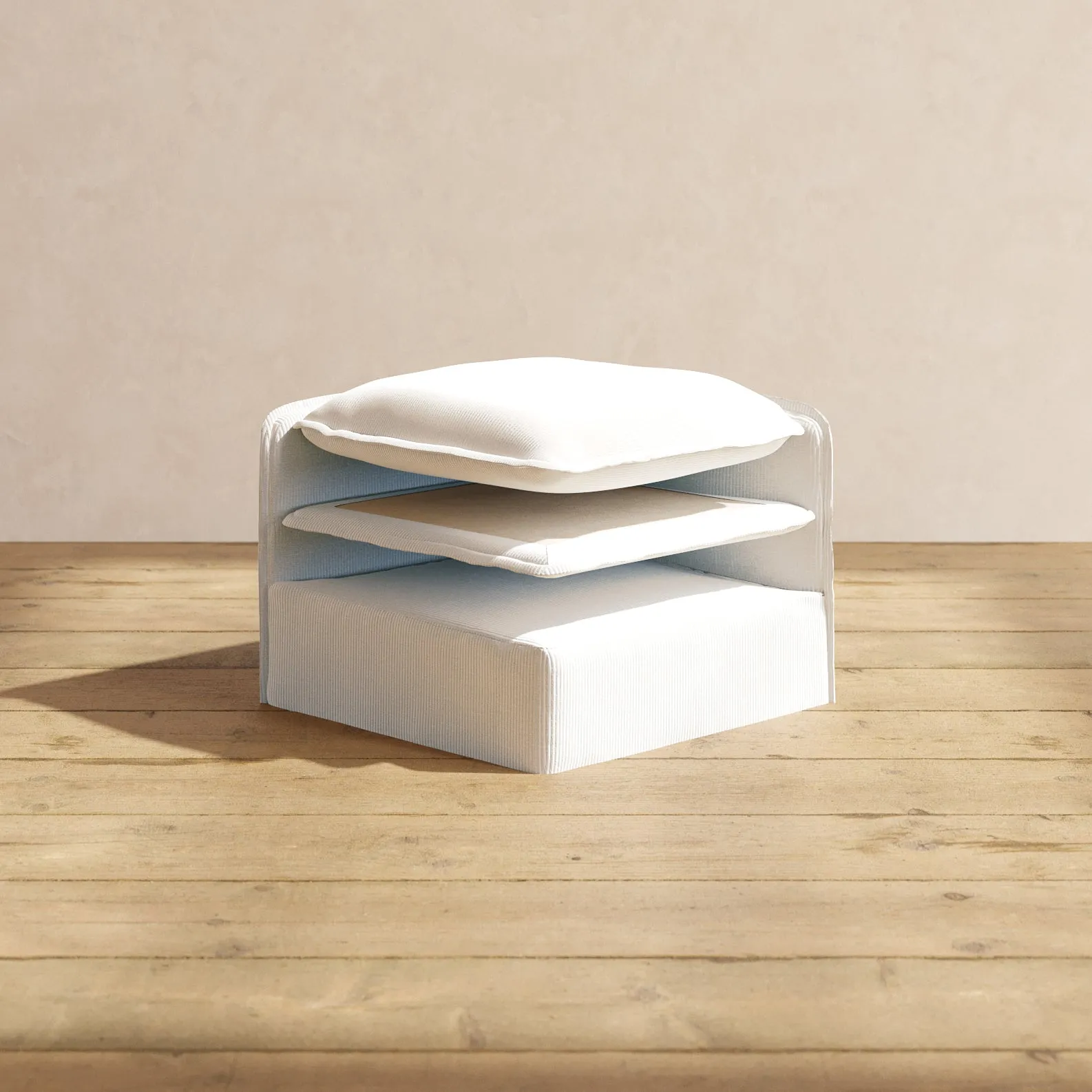 Elevate Comfort Layer for Ottoman in Milk