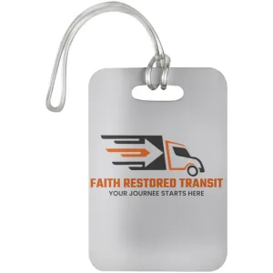 faithlogo Faith Restored Transit Luggage Bag Tag