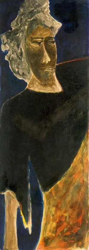 Figure - Rabindranath Tagore - Bengal School Painting - Art Prints
