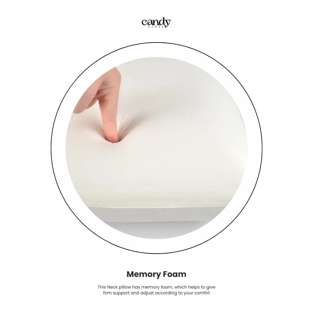 Floral Escape Memory Foam Neck Pillow!