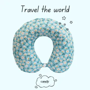 Floral Escape Memory Foam Neck Pillow!