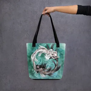 Gemini Mermaid Tote Bag
