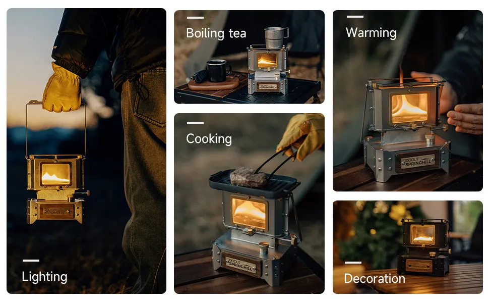 Glaze Lamp Stove