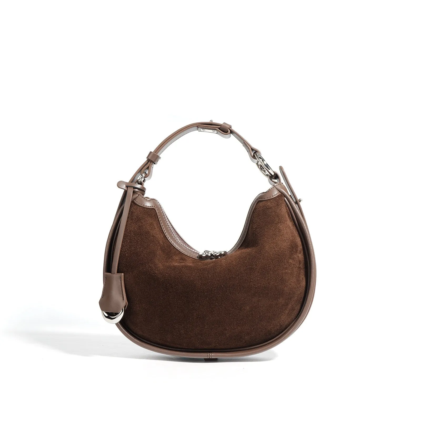 Honora Suede Bag - Coffee