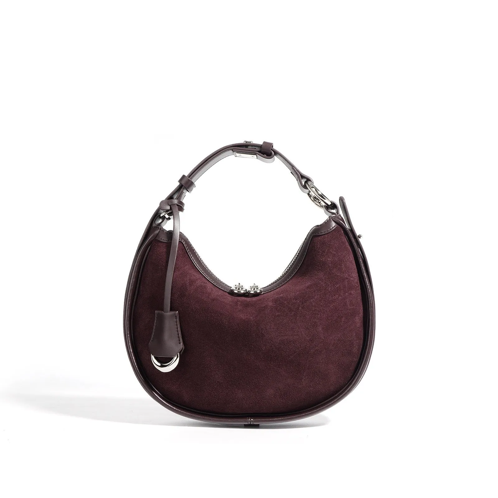Honora Suede Bag - Coffee