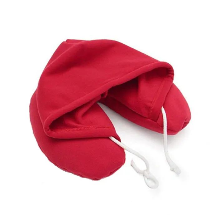 Hooded Neck Pillow with Hood Hoodie Travel Pillow