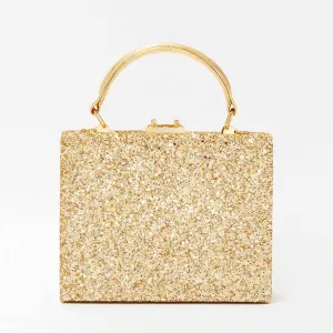 Kimberly Élysées Gold Coin Baguette Bag