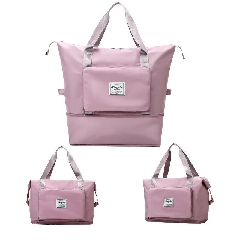 Large Collapsible Travel Bag - Expandable and Water Resistant