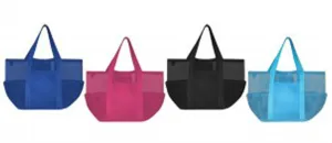 large fashion mesh beach bags Case of 12