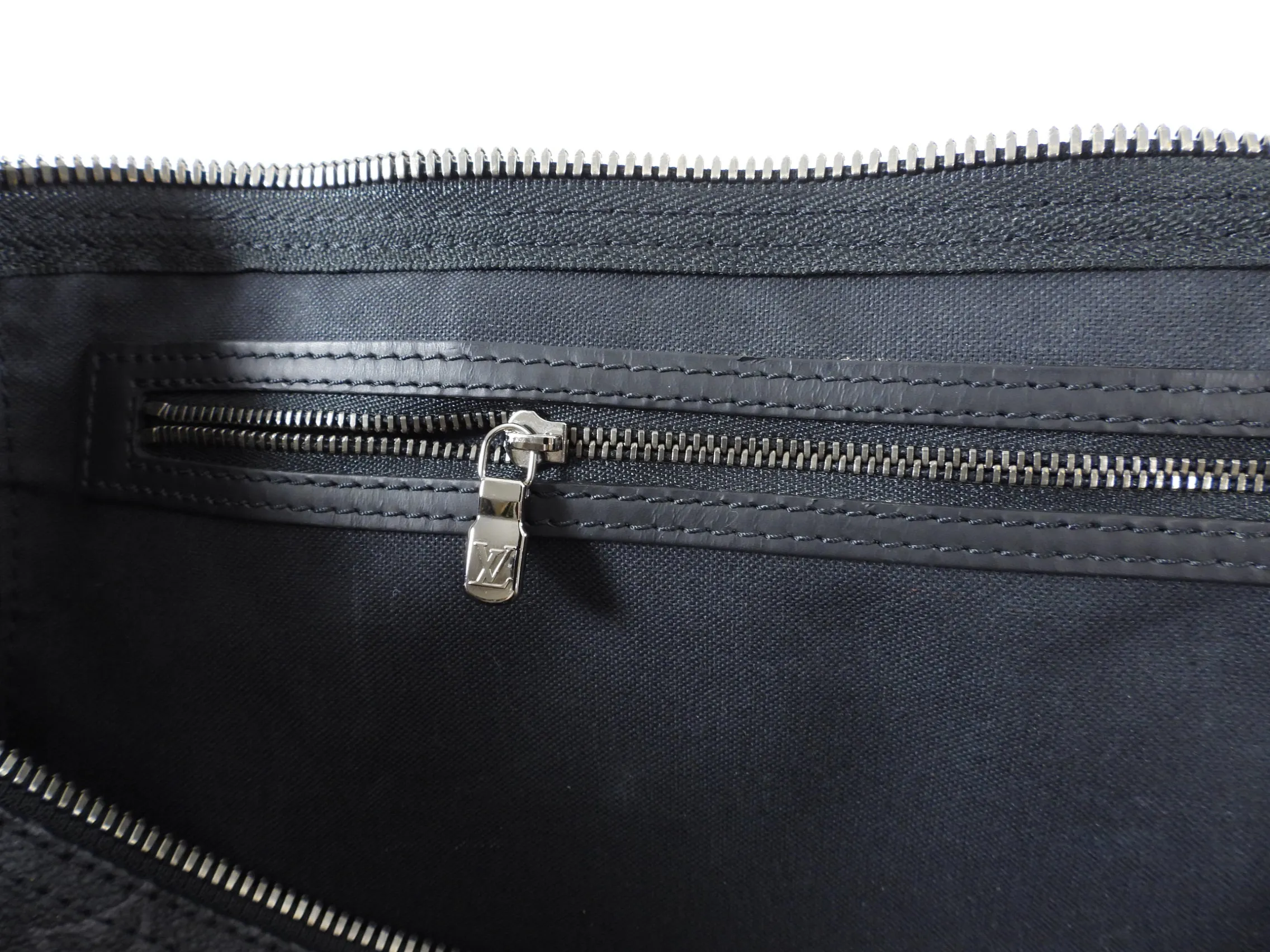 Louis Vuitton Monogram Eclipse Keepall Bandouliere 45 Duffle Bag
