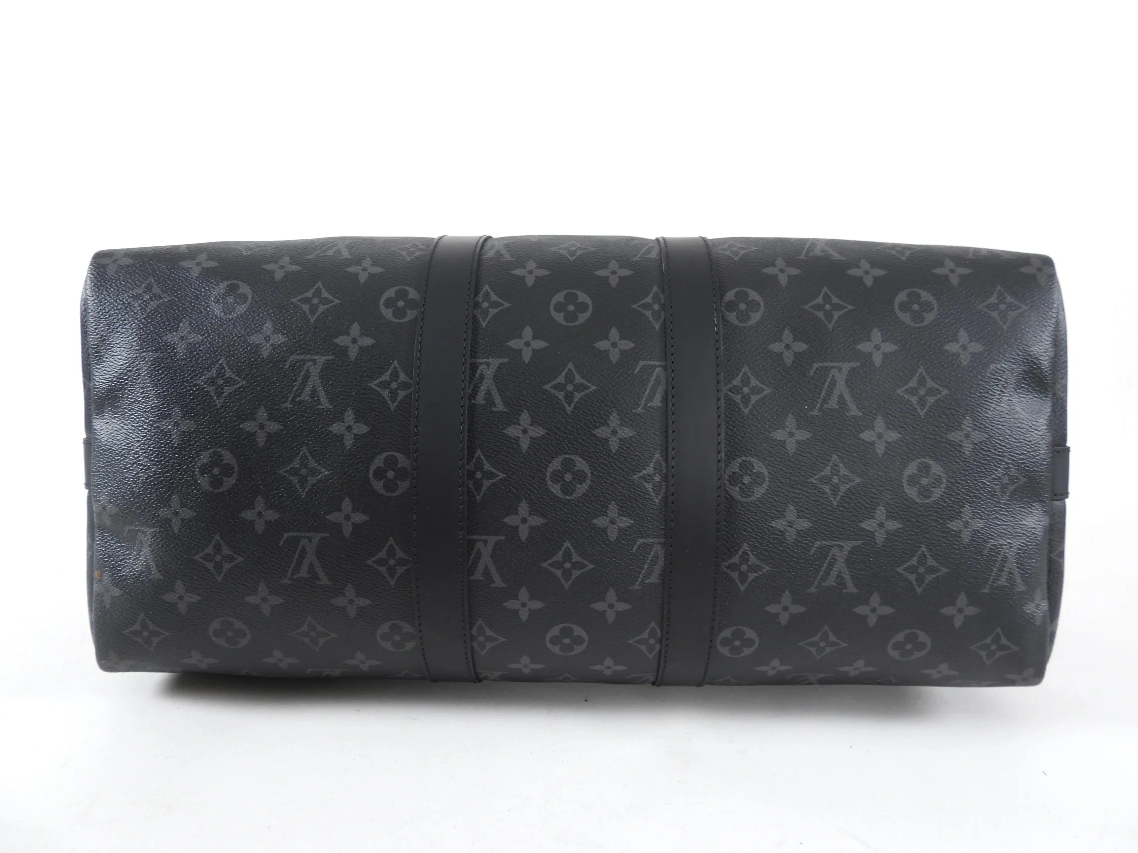 Louis Vuitton Monogram Eclipse Keepall Bandouliere 45 Duffle Bag