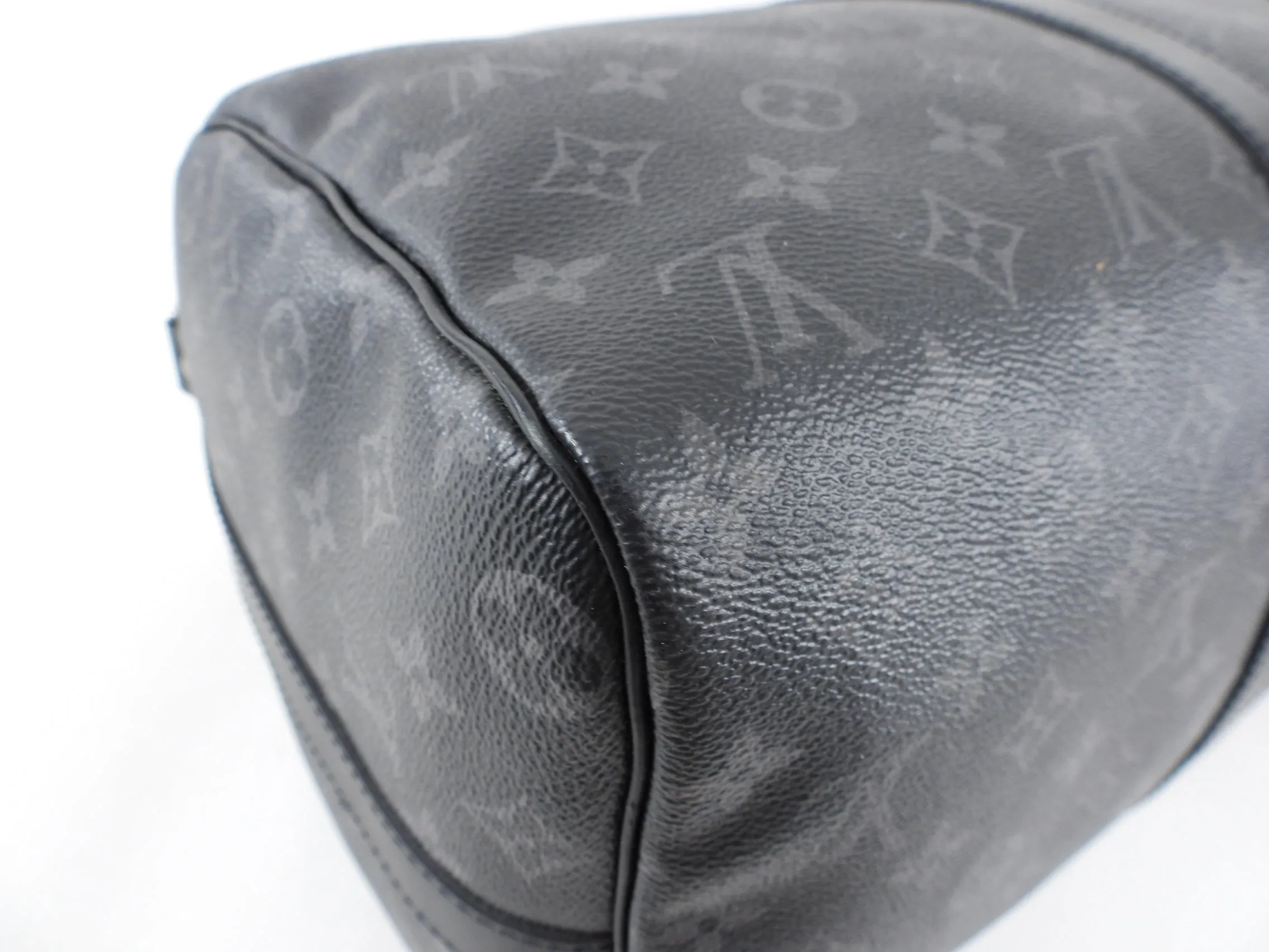 Louis Vuitton Monogram Eclipse Keepall Bandouliere 45 Duffle Bag