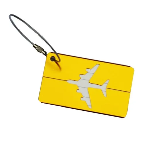 Luggage Tag Suitcase Identifier for Travel - Aluminium