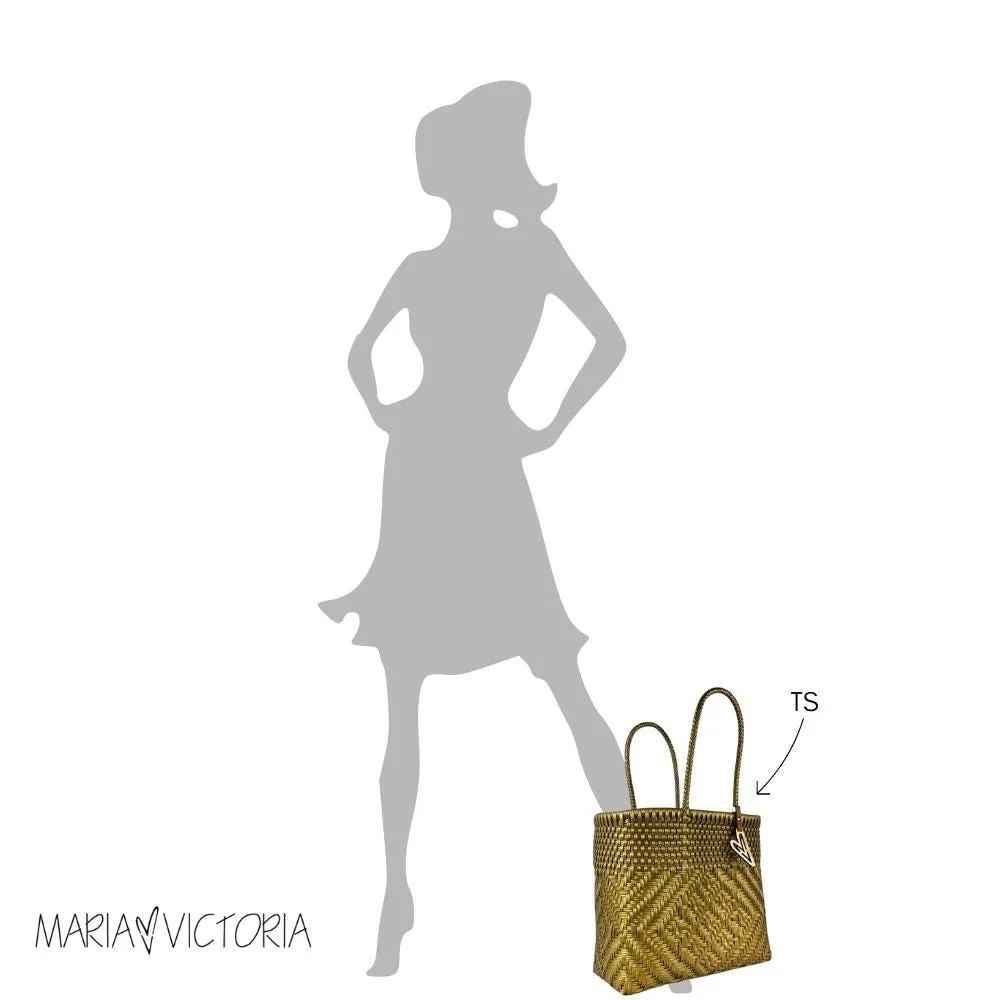 Maria Victoria | Halo Tote | Upcycled, Handwoven, Multicolor Tote