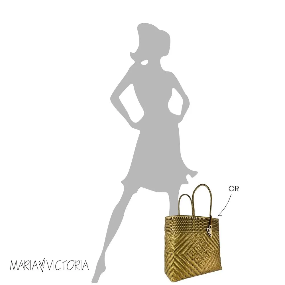 Maria Victoria | Halo Tote | Upcycled, Handwoven, Multicolor Tote