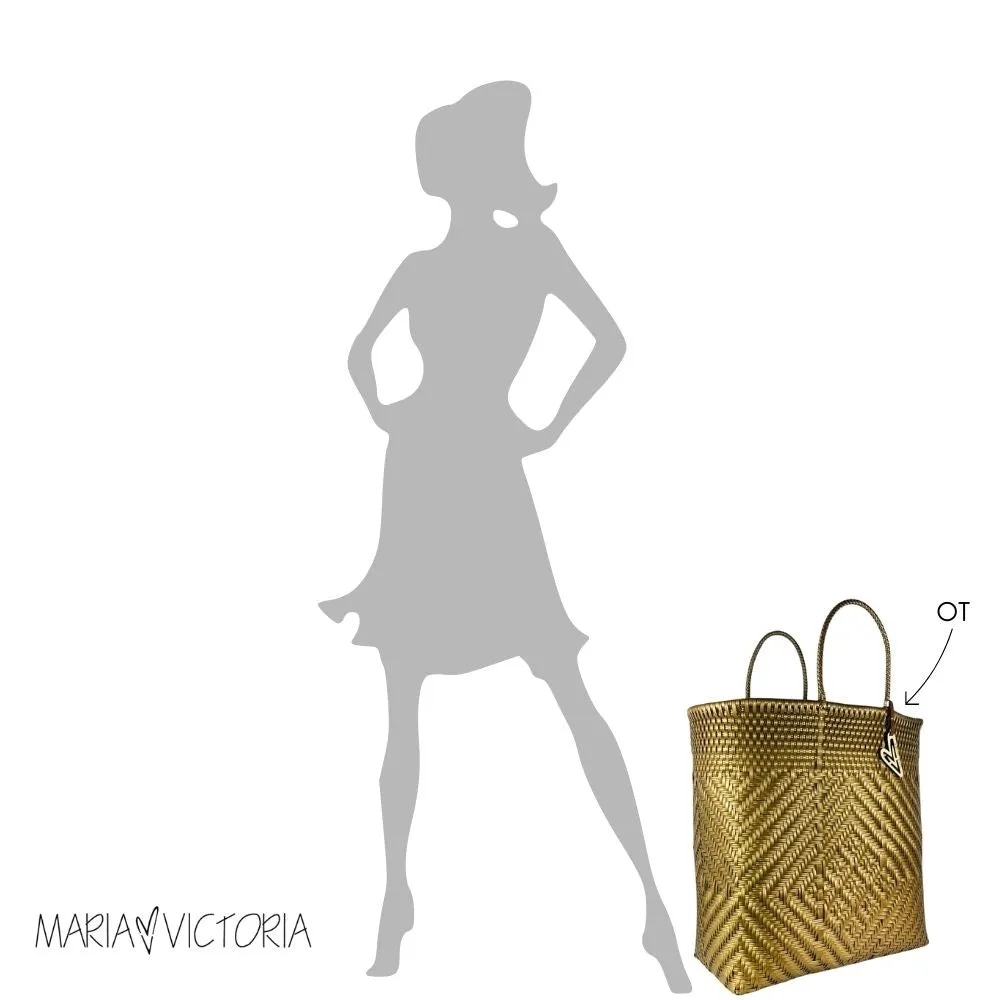 Maria Victoria | Halo Tote | Upcycled, Handwoven, Multicolor Tote