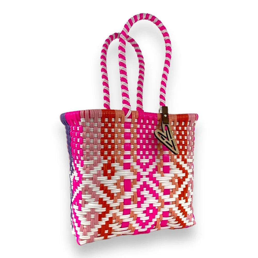 Maria Victoria | Halo Tote | Upcycled, Handwoven, Multicolor Tote