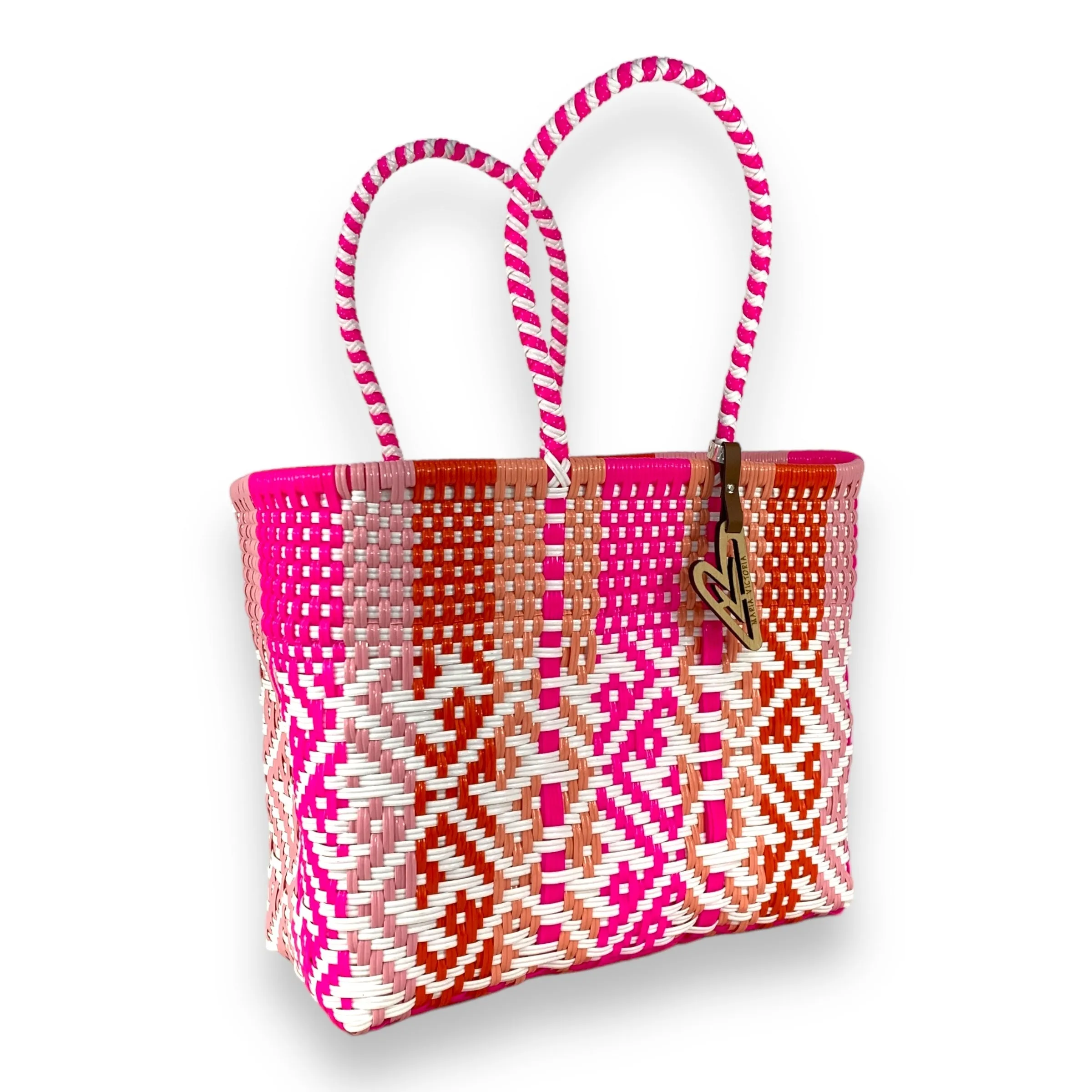 Maria Victoria | Halo Tote | Upcycled, Handwoven, Multicolor Tote