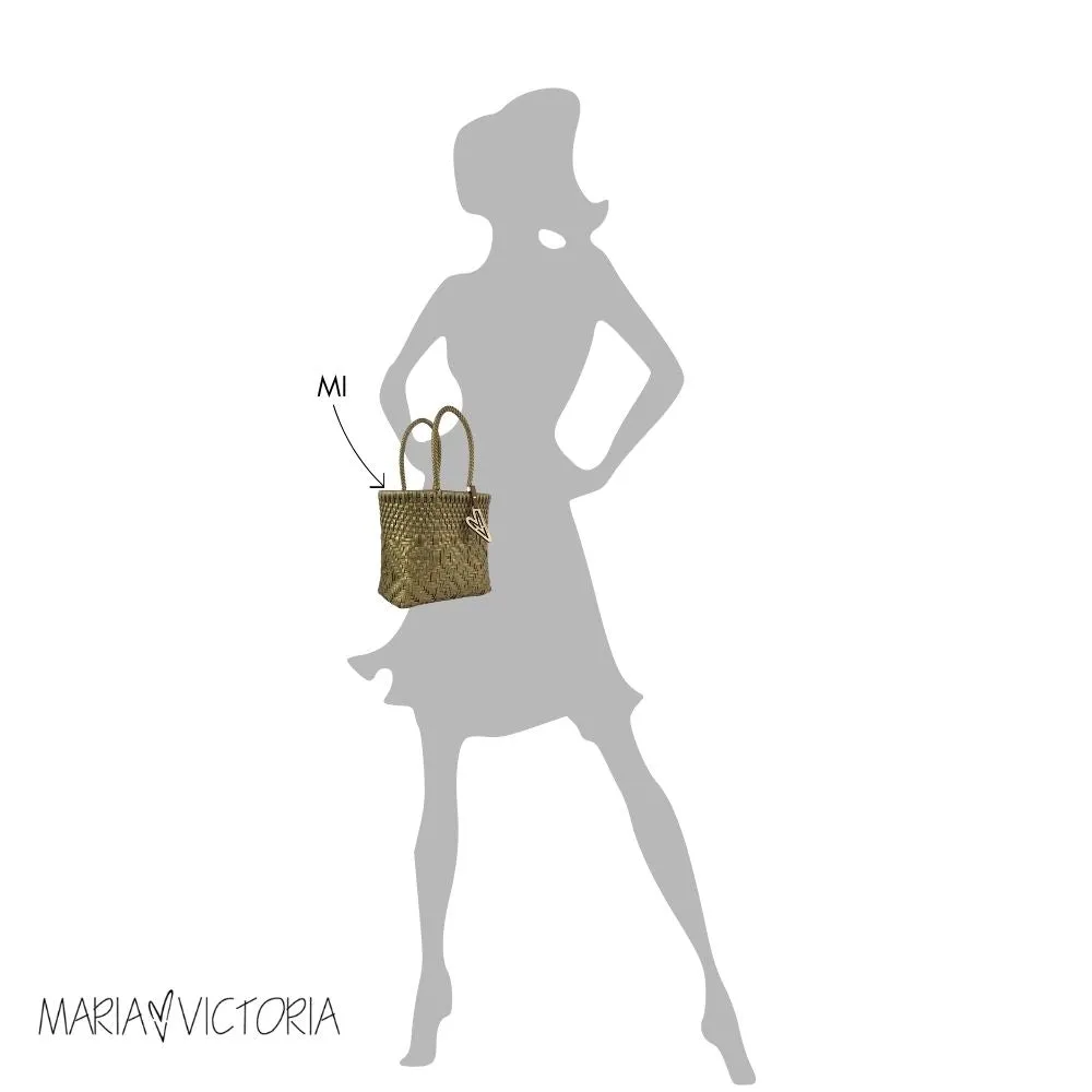 Maria Victoria | Halo Tote | Upcycled, Handwoven, Multicolor Tote