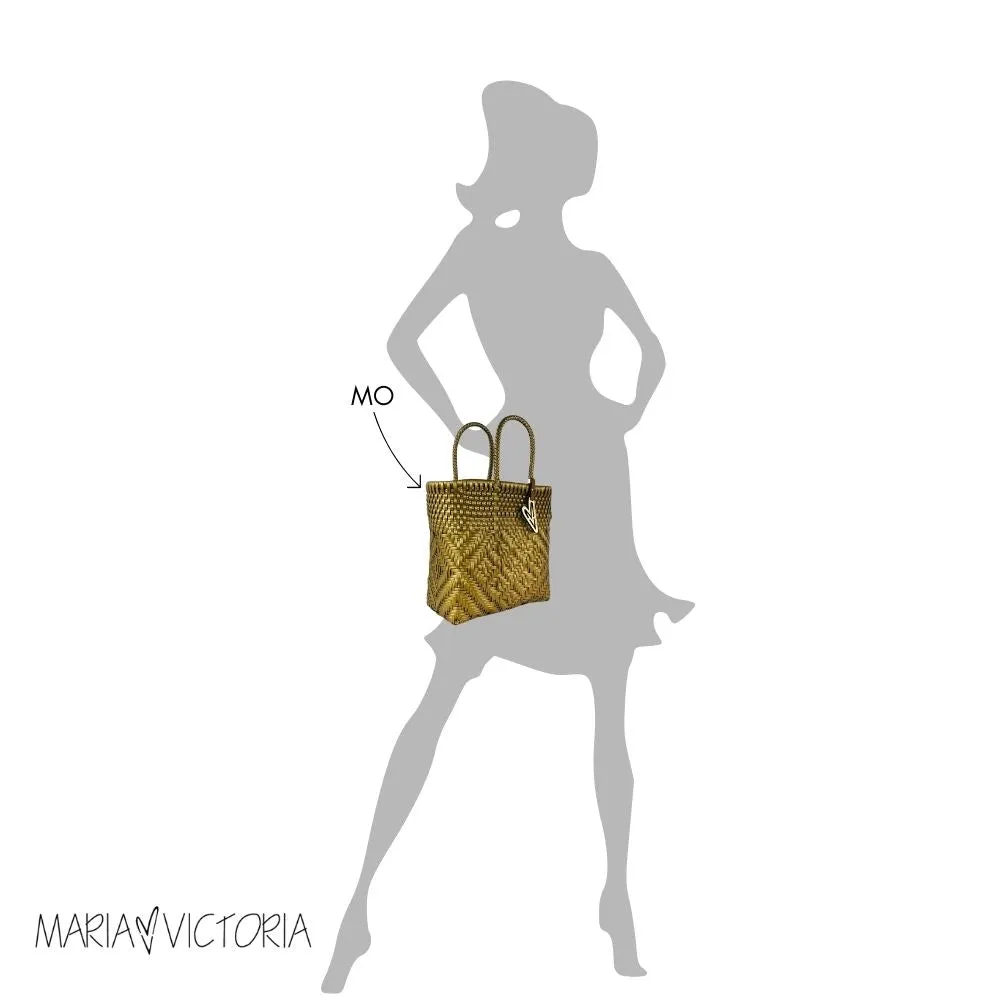 Maria Victoria | Halo Tote | Upcycled, Handwoven, Multicolor Tote