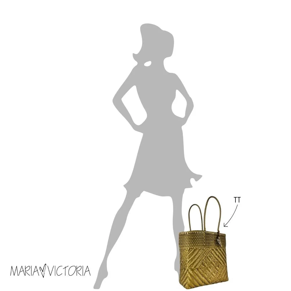 Maria Victoria | Halo Tote | Upcycled, Handwoven, Multicolor Tote