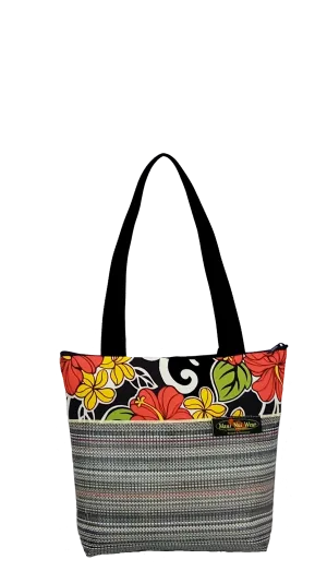 Med Mesh Tote Bag Floral `Ele`ele