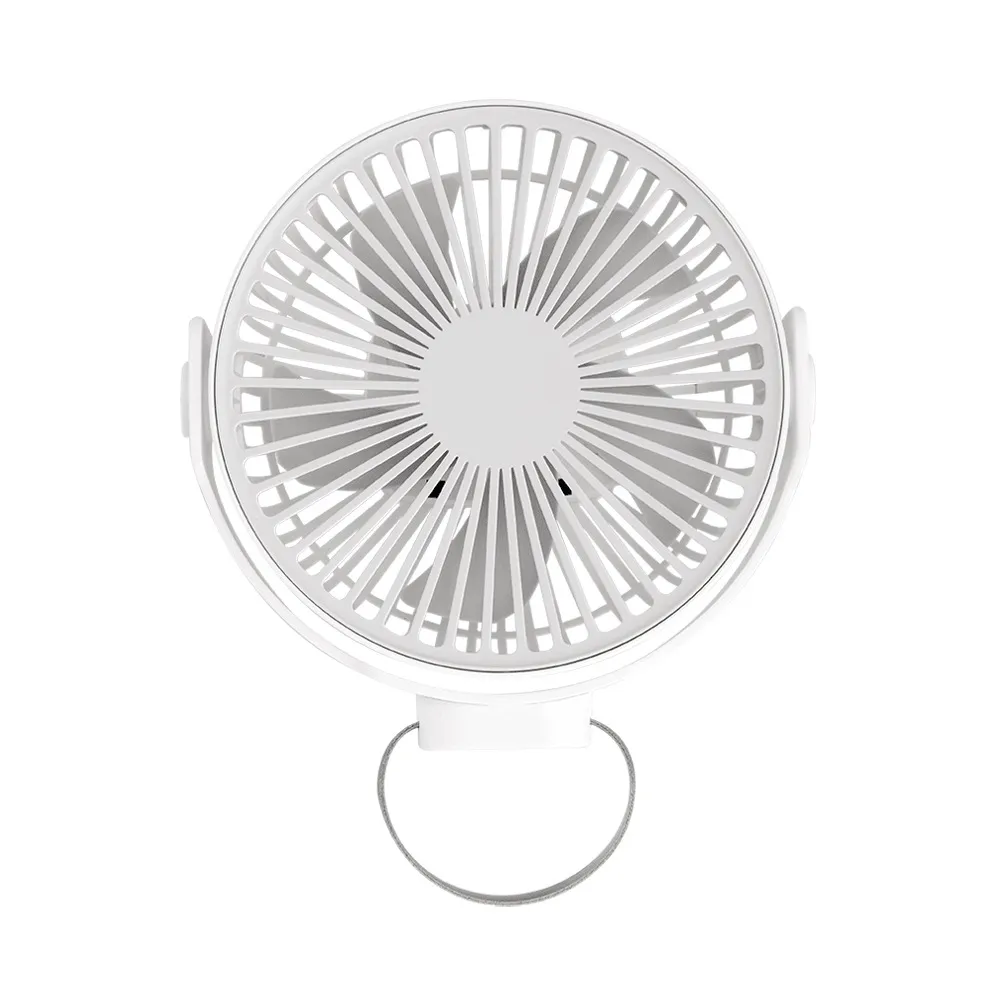 Mini Ceiling Fan Outdoor Tent Fan Desktop Portable USB Rechargeable Fans 4 Gears Wind Speed for Home Office Dormitory Bedroom