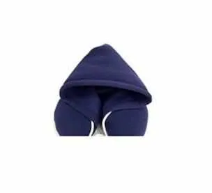 Multi-Function U-Shape Headrest Memory Foam Neck Pillow With Cap