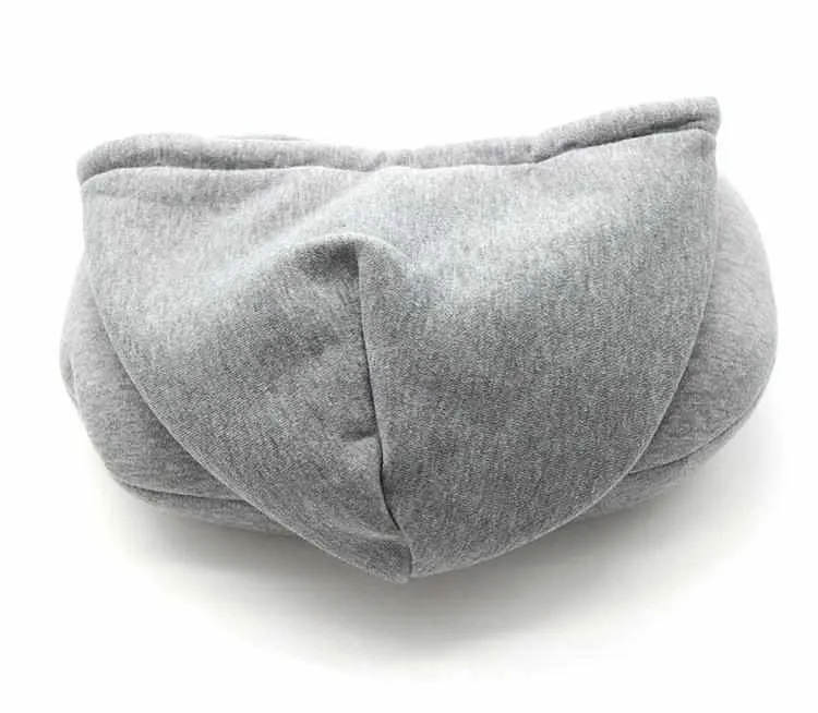 Multi-Function U-Shape Headrest Memory Foam Neck Pillow With Cap