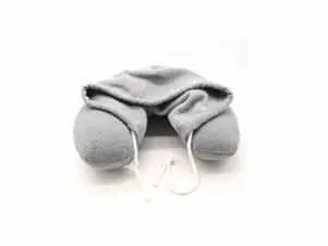 Multi-Function U-Shape Headrest Memory Foam Neck Pillow With Cap
